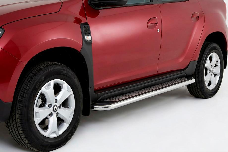 Renault Duster 2018-2024 Estribos Laterales Maydos V2 (2 uds., Aluminio) Image