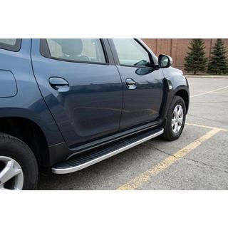 Estribos Laterales Tayga Grey V1 (2 uds., Aluminio) Dacia Duster 2018-2024 foto 1