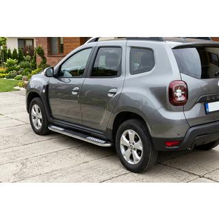 Estribos Laterales Tayga Grey V2 (2 uds., Aluminio) Dacia Duster 2018-2024 foto 1