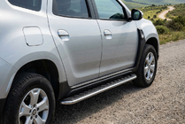 Dacia Duster 2018-2024 Estribos Laterales Maydos V1 (2 uds., Aluminio) foto 1