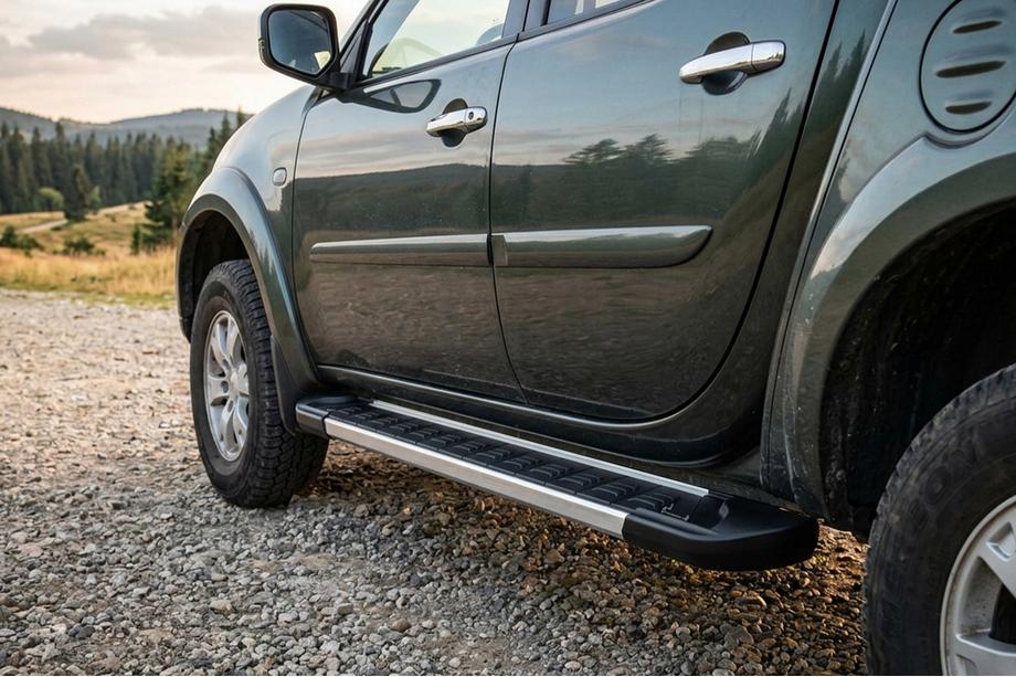 Fiat Fullback 2016- Estribos Laterales RedLine V1 (2 uds., Aluminio) Image