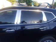 Nissan X-trail T32/Rogue 2014-2021 Cubiertas de pilares cromadas (acero inoxidable) foto 3