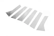 Range Rover Evoque 2012-2018 Molduras de Acero Inoxidable para Pilares de Puerta (6 uds) foto 3