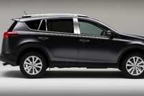 Toyota Rav 4 2013-2018 Molduras de Acero Inoxidable para Pilares de Puerta (8 uds) foto 1