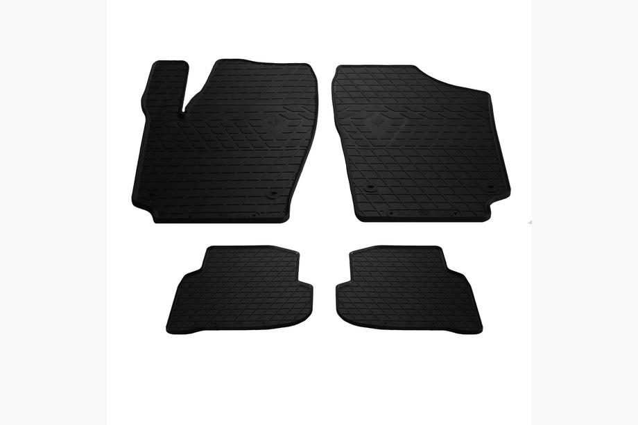 Volkswagen Polo 2010-2017 Alfombrillas de goma Sedan (4 uds, Stingray Premium) Image
