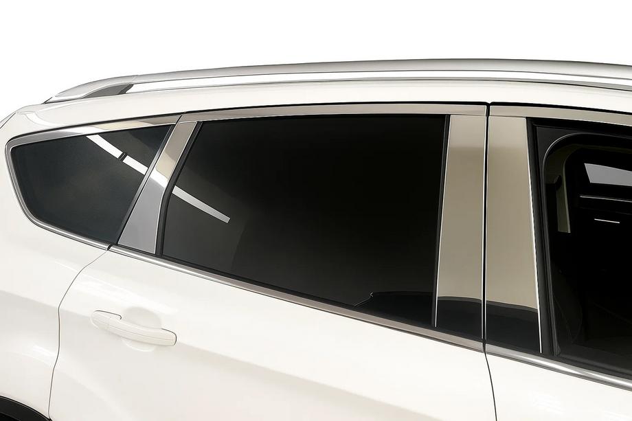 Ford Kuga 2008-2013 Molduras de Acero Inoxidable para Pilares de Puerta Image