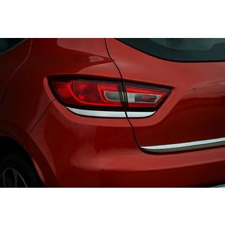 Cubiertas para luces traseras (2 uds., cromo negro) Renault Clio IV 2012-2019 foto 1