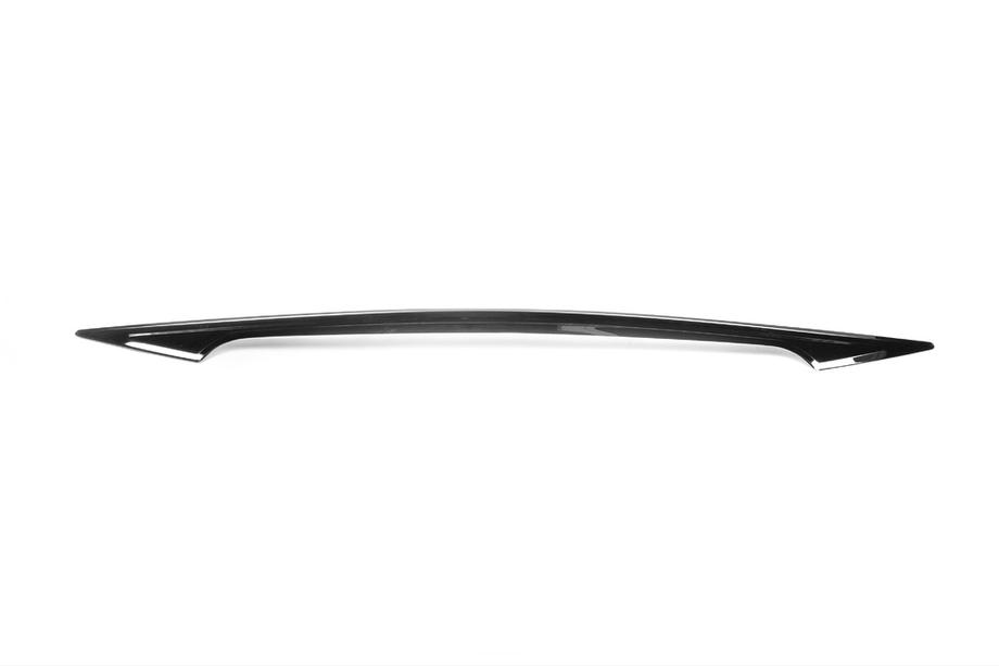 Nissan Qashqai 2014-2021 Moldura de matrícula Cromo Negro (Acero Inoxidable) Image