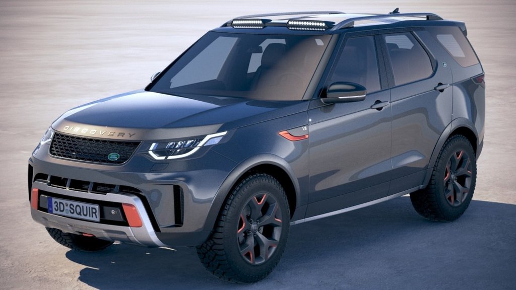 El examen de una camioneta Land Rover Discovery versión SVX