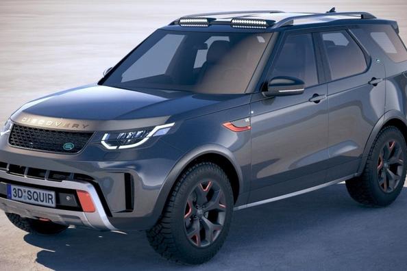 El examen de una camioneta Land Rover Discovery versión SVX