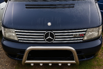 Mercedes Vito W638 1996-2003 Cubiertas de Parrilla Cromadas (V-class, Acero Inoxidable) foto 3