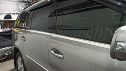 Mercedes GL class X164 2006-2012 Molduras inferiores de ventana acero inoxidable (6 uds) foto 6