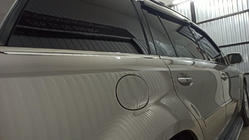 Mercedes GL class X164 2006-2012 Molduras inferiores de ventana acero inoxidable (6 uds) foto 7