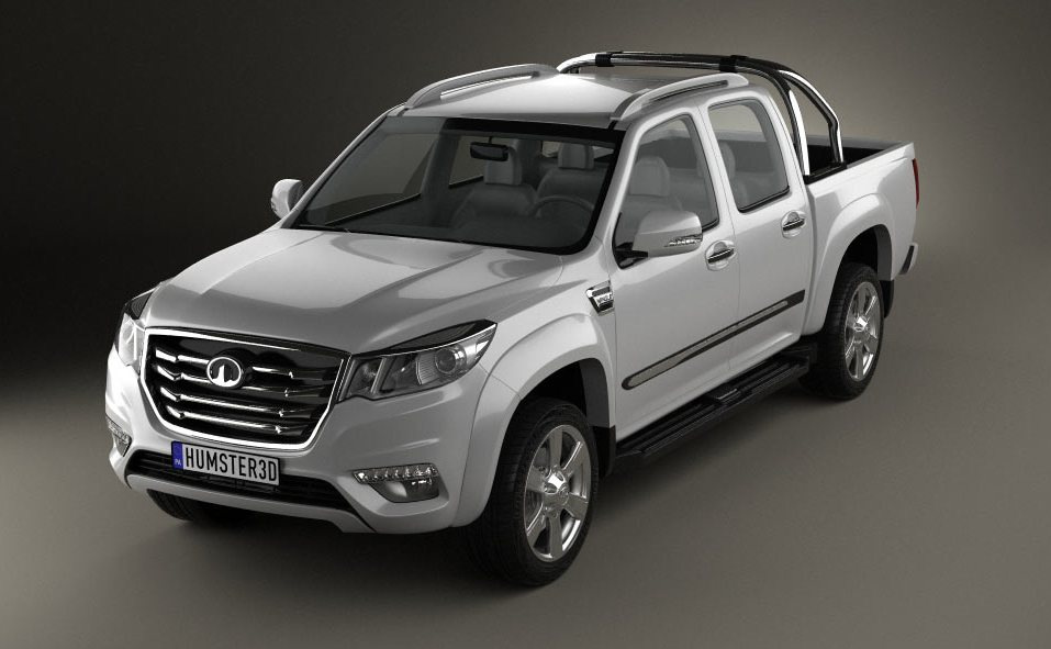 Examen de la parte trasera de la camioneta Great Wall Wingle 6