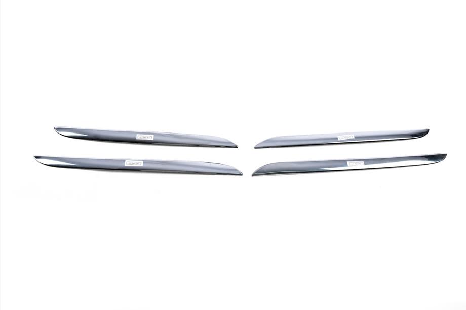 Mercedes C-class W205 2014-2021 Embellecedor de parrilla acero inoxidable Foto 3