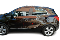 Opel Mokka 2012-2021 Molduras de Puerta Tit-designs Acero Inoxidable foto 1