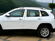 Jeep Cherokee KL 2013- Molduras de Acero Inoxidable para Pilares de Puerta foto 1