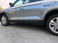 Skoda Kodiaq 2016-2023 Moldura de puerta Carmos ancha acero inoxidable foto 4