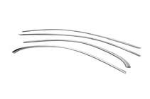Mercedes C-class W205 2014-2021 Molduras superiores de ventana acero inoxidable foto 3