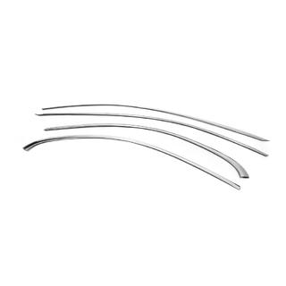 Molduras superiores de ventana acero inoxidable Mercedes C-class W205 2014-2021 foto 3