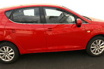 Seat Ibiza 2010-2017 Molduras de ventanas acero inoxidable foto 1