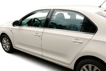 Seat Toledo 2012-2019 Molduras de ventanas acero inoxidable foto 1