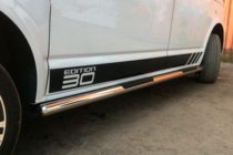 Volkswagen T6 2015-2024 Barras Laterales (2 uds., Acero Inoxidable) foto 1