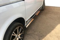 Volkswagen T6 2015-2024 Barras Laterales (2 uds., Acero Inoxidable) foto 12