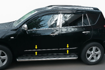 Toyota Rav 4 2006-2013 Molduras de Puerta Acero Inoxidable foto 3