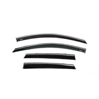 Deflectores de ventana con moldura cromada (4 uds, Niken) Hyundai I-30 2017- foto 1