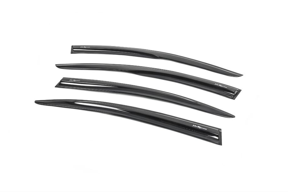 Skoda Octavia II A5 2006-2010 Deflectores de Ventana LiftBack (4 uds, MyRacing) Foto 2