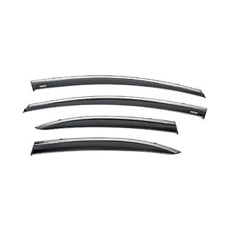 Deflectores de ventana con moldura cromada (4 uds, Niken) Honda Civic Sedan VIII 2006-2011 foto 2
