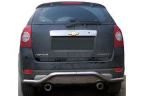 Chevrolet Captiva 2006-2019 Barra Trasera AK008 (Acero Inoxidable) foto 1