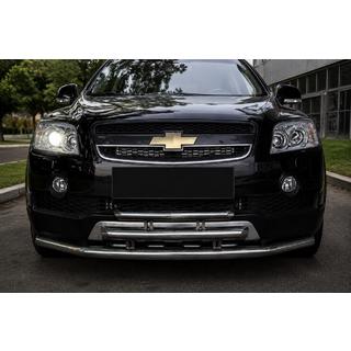 Defensa delantera triple (acero inoxidable) Chevrolet Captiva 2006-2019