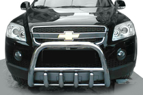 Chevrolet Captiva 2006-2019 Defensa Delantera QT006 (Acero Inoxidable) foto 1