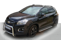 Chevrolet Trax 2012-2023 Defensa Delantera WT005 (Acero Inoxidable) foto 1