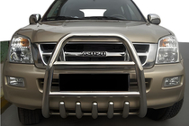 Isuzu D-Max 2011-2019 Defensa Delantera QT007 (Acero Inoxidable) foto 1