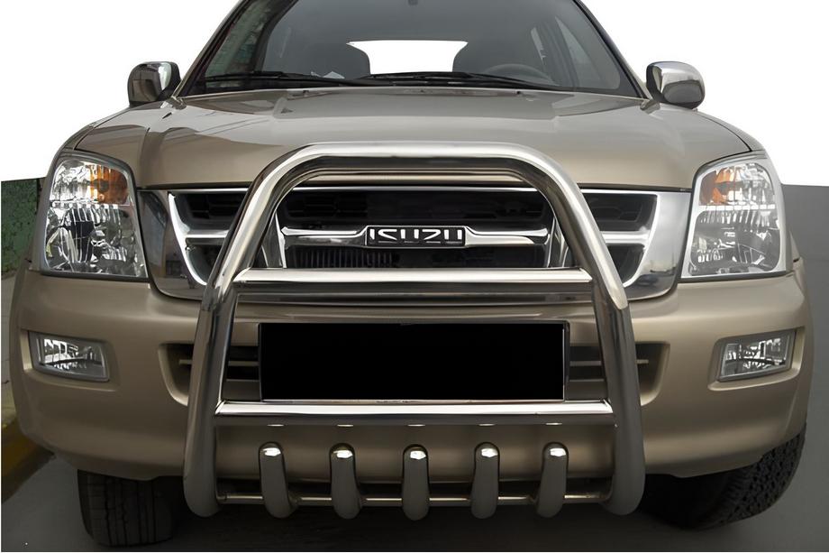Isuzu D-Max 2011-2019 Defensa Delantera QT007 (Acero Inoxidable) Image
