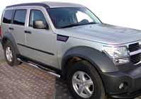 Dodge Nitro 2006-2011 Barras Laterales (2 uds., Acero Inoxidable) foto 1