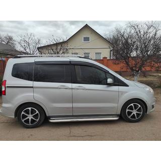Estribos Laterales Premium (2 uds., Acero Inoxidable) Ford Courier 2014-2023 foto 3