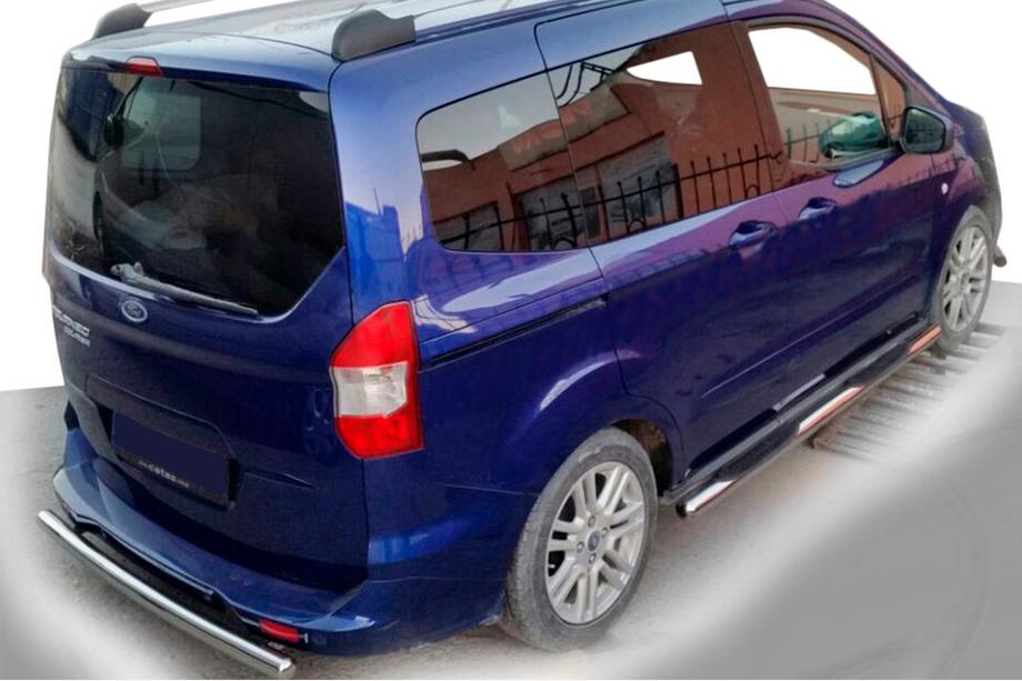 Ford Courier 2014-2023 Barras Laterales (2 uds., Acero Inoxidable) Image