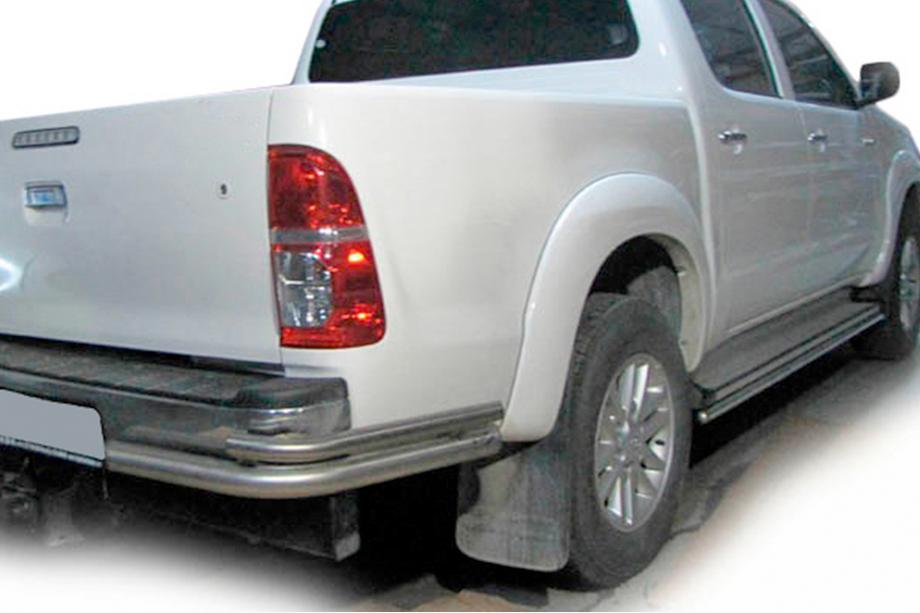 Toyota Hilux 2006-2015 Esquinas Traseras AK003-Doble (Acero Inoxidable) Image