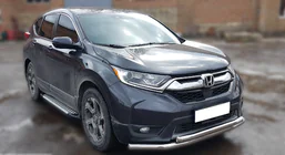 Honda CRV 2017-2022 Defensa Delantera ST014 (2016-2019, Acero Inoxidable) foto 2