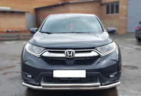 Honda CRV 2017-2022 Defensa Delantera ST014 (2016-2019, Acero Inoxidable) foto 3