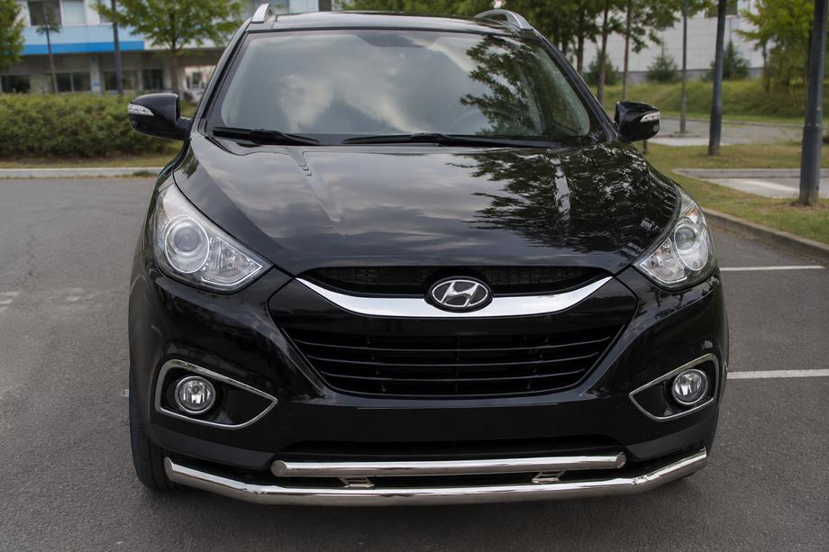 Hyundai IX-35 2010-2015 Defensa Delantera ST014-2 (Acero Inoxidable) Image