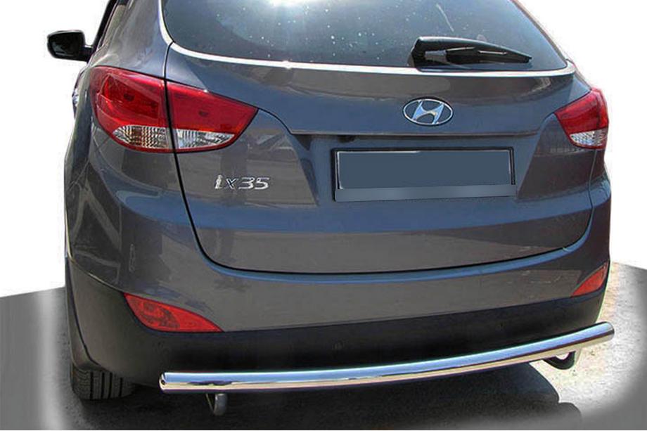 Hyundai IX-35 2010-2015 Protector Trasero AK002 (Acero Inoxidable) Image