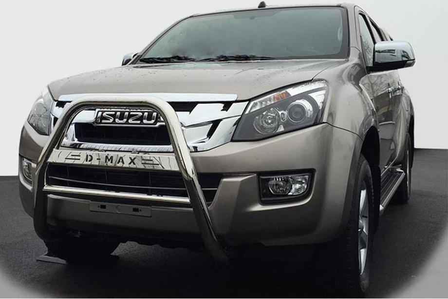 Isuzu D-Max 2011-2019 Defensa Delantera QT008 (Acero Inoxidable) Image