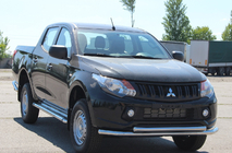 Mitsubishi L200 2015-2024 Defensa Delantera ST014 (Acero Inoxidable) foto 3