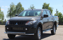 Mitsubishi L200 2015-2024 Defensa Delantera ST014 (Acero Inoxidable) foto 2
