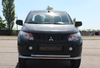 Mitsubishi L200 2015-2024 Defensa Delantera ST014 (Acero Inoxidable) foto 1